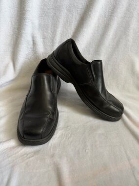 Dunham Mens Black Leather Loafer Size 10.5